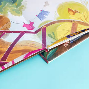 Ilustración creativa de dibujos animados para niños, libro de imágenes colorido para dormir, cuento de hadas inglés, cubierta dura, Impresión de iniciación para bebés - Product Image 6