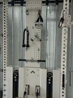 Poignée multifonctionnelle en alliage d'aluminium pour machine à câble, accessoire d'équipement de fitness pour bande de résistance