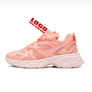 <span class=keywords><strong>Sneakers</strong></span> Casual Estive da Donna con Zeppa Alta e Plateau, Scarpe Sportive Traspiranti in Rete con Lacci e Design Piatto - Product Image 4