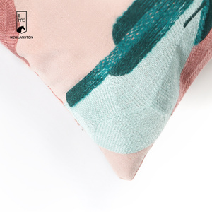 Gối Thêu Hình Vẹt Động Vật Vỏ Gối Ném Màu Chắp Vá Trang Trí Nhà Cửa - Product Image 2