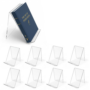 Expositor de Acrílico Transparente de 4x5 Pulgadas con Soporte <span class=keywords><strong>para</strong></span> Tabletas, <span class=keywords><strong>para</strong></span> Libros, Cuadros, Cuadernos, <span class=keywords><strong>Partituras</strong></span>, Obras de Arte y CD. - Product Image 5