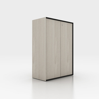 Meubles de rangement de bureau à portes battantes Grande armoire de classement Classeur en bois massif