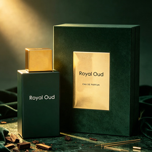 Parfum de luxe de style arabe de Dubaï, King Professional Oud Royale Woody, parfum boisé longue durée pour hommes, eau de parfum 100 ml en spray - Product Image 2