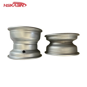 Ruedas de Repuesto de Aluminio Plateado de 10 Pulgadas Delanteras y Traseras para Motocicleta, Bicicleta de Playa, ATV, Marca KB - Product Image 2