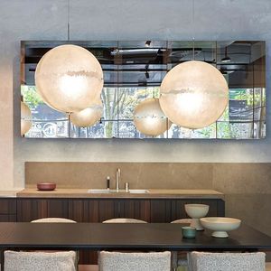 Petite lampe suspendue nordique créative planète moderne, décoration de maison, bar, café, <span class=keywords><strong>ciment</strong></span>, mode - Product Image 1