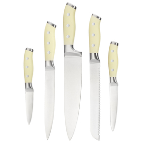 6 Pcs Stainless Steel Kitchen <b>Knife</b> Set Sharp <b>Bread</b> Utility Paring Cutlery Set for Household Kitchen Support OEM Customization - Product Image 1