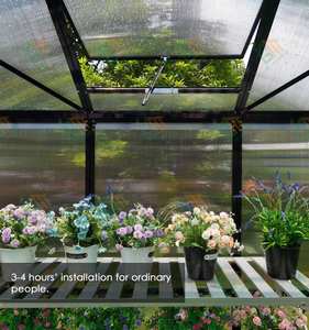 Eco-Friendly PRO SÉRIE EDIFÍCIOS DE JARDIM PRO SÉRIE GP935 6MM PC + 4MM PAINEL DE VIDRO ESTUFA - Product Image 5