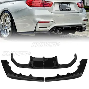 ชุดแต่ง BMW F80 ปี 2012-2019 ชุดแต่งกันชนหลัง BMW F30 สปอยเลอร์แบบมันเงาสีดำ รุ่น V ดิฟฟิวเซอร์ สปลิตเตอร์ การ์ดป้องกัน  อุปกรณ์ตกแต่งรถยนต์ - Product Image 5