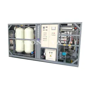 New Portable Reverse Osmosis Water Treatment Equipment Seawater Desalination With PLC For Farms