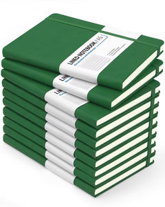 Cuaderno de Tapa Dura de Cuero Genuino A5, Personalizable, Cuadernos al por Mayor con Páginas Rayadas, Premium para Oficina, Reuniones, Estudiantes, Diario de Estudio - Product Image 1