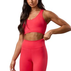 Soutien-gorge de sport athlétique léger de haute qualité pour femmes, grande taille, séchage rapide, respirant, logo frontal, nouvelle arrivée, prix bas - Product Image 3