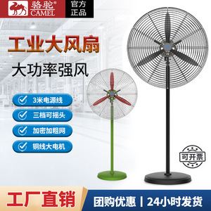 Ventilateur de sol industriel 18 pouces, moteur AC, vent puissant, oscillant, pour usage en atelier - Product Image 2