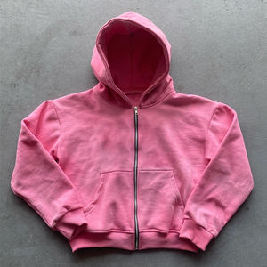 <span class=keywords><strong>Felpa</strong></span> da Uomo <span class=keywords><strong>Oversize</strong></span> Vintage <span class=keywords><strong>con</strong></span> <span class=keywords><strong>Zip</strong></span> e Spalle Scese, in Cotone Pesante, Stile Streetwear, Personalizzabile - Product Image 3