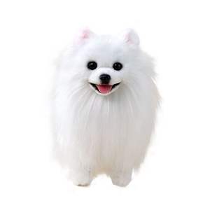 Yapay tarzı <span class=keywords><strong>Pomeranian</strong></span> bebek yoldaşlık hediye erkek veya kız için peluş oyuncak köpek yıkanmış teknikleri doldurmadan - Product Image 4
