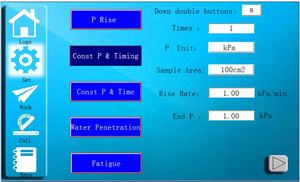 YG812D Digitaler Hydrostatischer Druckprüfer für Labor Textilien Stoff Hydrostatischer Drucktester - Product Image 6