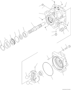 Pompe hydraulique principale WA380-6 WA420-6 WA470-6 WA450-6 WA480-6 708-1S-00940 708-1S-11310 Pompe de ventilateur pour roue - Product Image 3