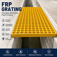 Grille en maille GRP ignifuge, stabilisée aux UV, résistante à la corrosion, pour passerelle de centrale chimique