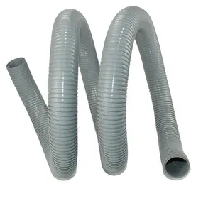 PVC Semi-rigid Interlocked Hose Maintain Shape Rigid Bend PVC Interlocked Flex Ducting Hose