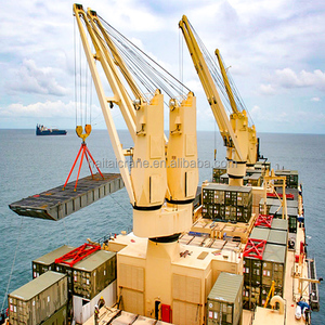 Gru Idraulica Marina da 10-35t con Pompa a Motore, Controllo PLC, Bassa Rumorosità, Telecomando, Certificata CCS BV - Product Image 1