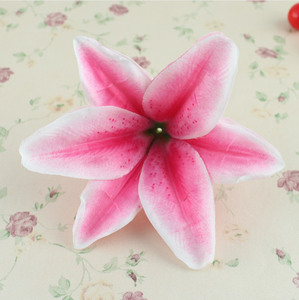 Testa di Fiore di Giglio in Seta Artificiale <span class=keywords><strong>per</strong></span> <span class=keywords><strong>Accessori</strong></span> <span class=keywords><strong>per</strong></span> Capelli Fai-da-Te e Decorazioni Matrimoniali - Product Image 2