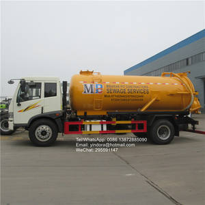 Camions-citernes à vide <span class=keywords><strong>pour</strong></span> eaux usées liquides, fosses septiques, conduite à droite, 8000l 10000l, fabricants en Chine - Product Image 4