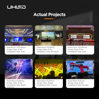 Panel LED UHLED Impermeable de 500x500mm para Alquiler de Escenarios, Pantalla LED para Exteriores P2.6 P2.9 P3.91 7680Hz para Conciertos y Eventos
