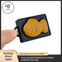 Accessoires pour porte-clés, porte-clés en forme de poisson, design de dessin animé mignon, cadeau créatif unisexe, 1 pièce, mini porte-clés en forme de poisson imprimé en 3D