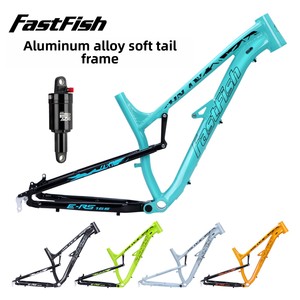 FASTFISH 27,5 pulgadas MTB Marco de fibra de <span class=keywords><strong>carbono</strong></span> aleación de aluminio ligero cola suave freno de disco de liberación rápida a través del eje bicicletas de <span class=keywords><strong>carretera</strong></span> - Product Image 5