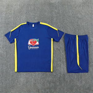 Maillots de football d'été 26/27 Brésil Personnalisés Tenue d'entraînement à manches courtes Col ras du cou Unisexe Respirant Polyester Séchage rapide - Product Image 2