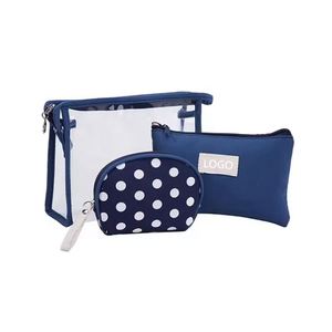 SHIJUR รุ่น 009 กระเป๋าใส่เครื่องสำอางสำหรับเดินทางลายตัวอักษรแฟชั่นพร้อมซิปปิด - Product Image 6