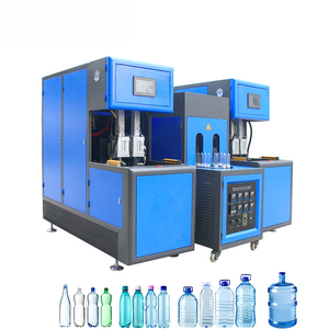 Máquina de soplado semiautomática PET de 2 cavidades 0,1-3L de buena calidad, fabricación de botellas de agua de plástico - Product Image 1