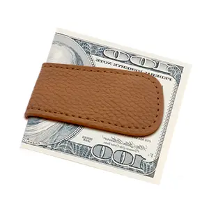 Fermasoldi in pelle a buon mercato porta carte di credito portafoglio fermasoldi per portafogli da uomo e porta carte di credito