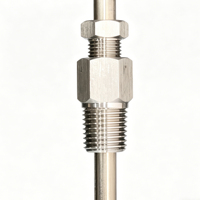 Capteur de température à thermocouple de type K 0-800 ℃   Boîte de jonction étanche en acier inoxydable 316 KSC-O pour chaudière industrielle