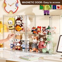 Vitrine de présentation en acrylique transparent pour figurines miniatures, poupées Pop Mart Blind Box et collections de loisirs créatifs