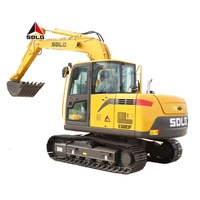 SDLG E680F penggali Mini di AS 5 nada penggali tahan lama 8 Ton Cina penggali hidrolik Mini untuk obral penggali Harga 305.5