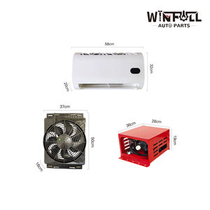 Kit de Compresor de Aire Acondicionado WIN FULL WFC2602-HH24 de 24V CC de Alta Capacidad de Refrigeración para Camiones, Autocaravanas, Remolques y Vehículos Recreativos - Sistema Oculto - Product Image 2