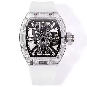 New Tourbillon <b>Watch</b> Men's Luxury Automatic Mechanical <b>Watch</b>, Sapphire Crystal Transparent Case, RM27-03Fashion Hollowed-OutWris - Product Image 1