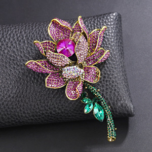 Weiman esagerato spilla piena di loto dell'industria pesante, abbigliamento da donna di fascia alta, cappotto autunnale e invernale, <span class=keywords><strong>Pi</strong></span> fisso - Product Image 3