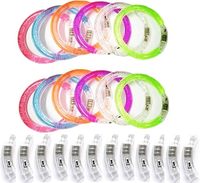 Bracelet LED en acrylique abordable, bracelet à fibres optiques à bulles, vente directe du fabricant, achat en gros, approvisionnement mondial