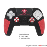 Funda Protectora de Silicona Serigrafiada de Club de Fútbol con Agarre para Control de Videojuegos Playstation PS5 Dualsense y Accesorios