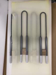 1700 1800 1900 <span class=keywords><strong>U</strong></span> <span class=keywords><strong>Type</strong></span> <span class=keywords><strong>Mosi2</strong></span> tige de résistance élément chauffant réchauffeur de disiliciure de molybdène pour moufle ou four industriel - Product Image 4