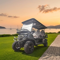 Voiturette de golf électrique tout-terrain 6 places avec capacité de charge de 510 kg, vitesse de 50-70 km/h, batterie 48V/60V/72V pour la chasse et la livraison
