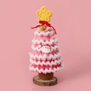 Handmade Crocheted Christmas <b>Tree</b> Ornaments Crochet Christmas <b>Tree</b> Decor - Product Image 2