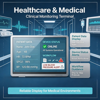 Moniteur PC industriel robuste sans ventilateur de 21,5 pouces de haute qualité pour l'assurance de la qualité des systèmes HMI dans le secteur de la santé intelligente (OEM/ODM)