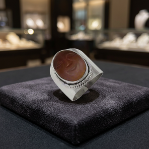 Red Onyx Classic 925 Sterling Silver Wedding Ring for Women & Unisex-High Quality Party Jewelry Bulk Quantity Available - Product Image 3