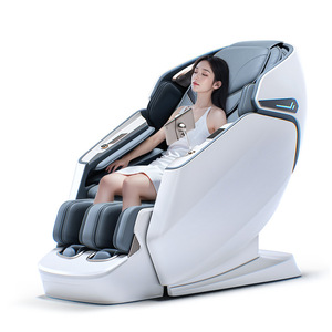 เก้าอี้นวด R10 นวดทั่วร่างกาย 4D ระบบหุ่นยนต์ รางนำแบบ SL โซฟาไฟฟ้าอัตโนมัติสำหรับใช้ในบ้าน - Product Image 2
