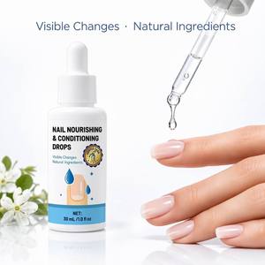 HODAF Huile nourrissante pour ongles aux herbes, sérum naturel pour cuticules, soin fortifiant pour ongles, revitalisant à l'arbre à thé et à la lavande, OEM - Product Image 1