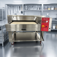 Four à convoyeur commercial de 32 pouces pour pierres plus grandes, avec tunnel automatique, pour usage industriel en usine de pizzas