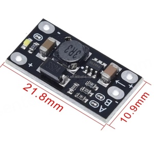 โมดูลเพิ่มแรงดันแบตเตอรี่ลิเธียมไอออนขนาดเล็ก 3.7V เป็น 12V DC-DC รองรับแรงดันขาออก 5V/8V/9V/12V ขายดี - Product Image 5