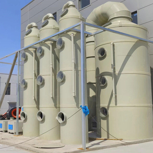 Instalaciones para tratamiento de gases residuales industriales, depurador húmedo de PP, torre de purificación de gases de escape, torre de desulfuración Frp - Product Image 4